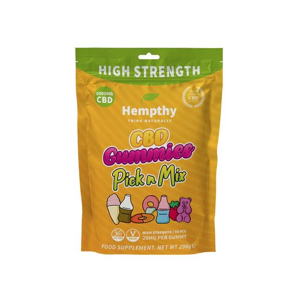 Hempthy CBD Gummies 1000mg 50pcs