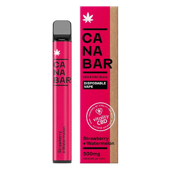 Vitality CBD - Canabar Disposable CBD+CBG 500mg
