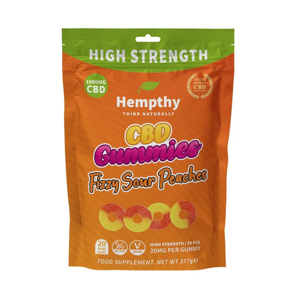 Hempthy CBD Gummies 1000mg 50pcs