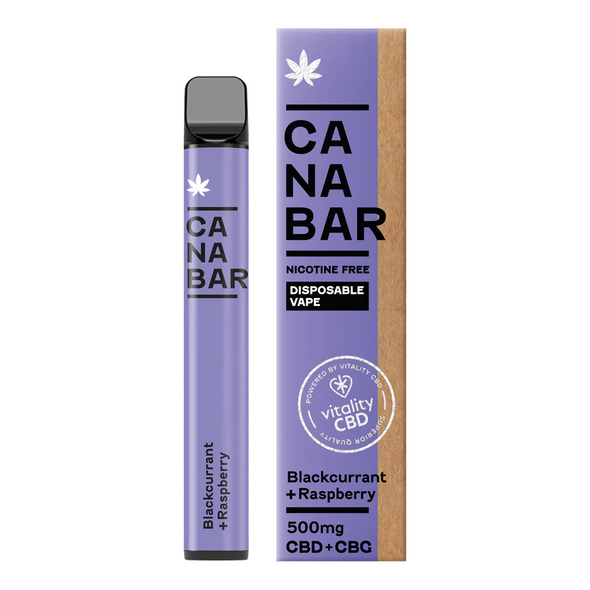 Vitality CBD - Canabar Disposable CBD+CBG 500mg